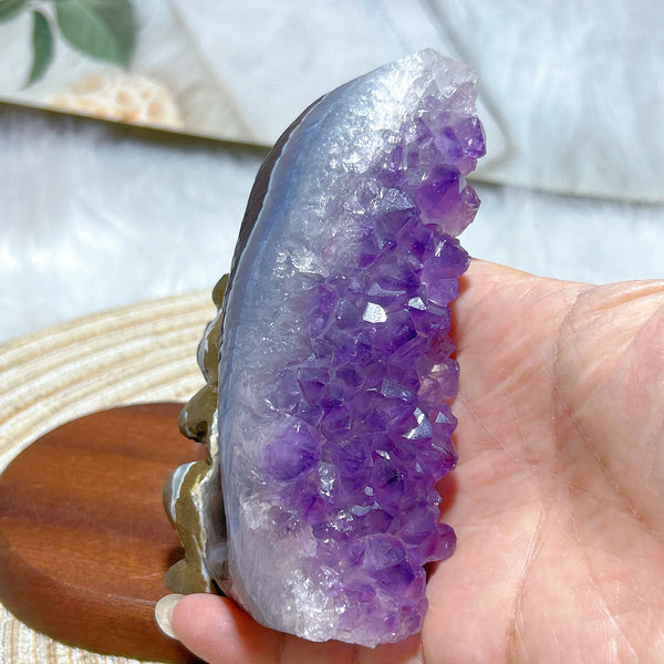 Purple Amethyst Squirrel Cluster-ToShay.org