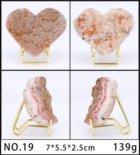 Purple Agate Amethyst Heart-ToShay.org