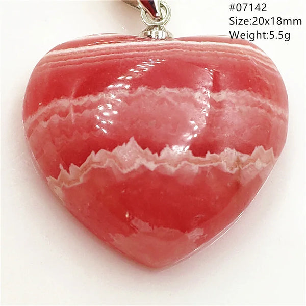 Red Rhodochrosite Pendant-ToShay.org