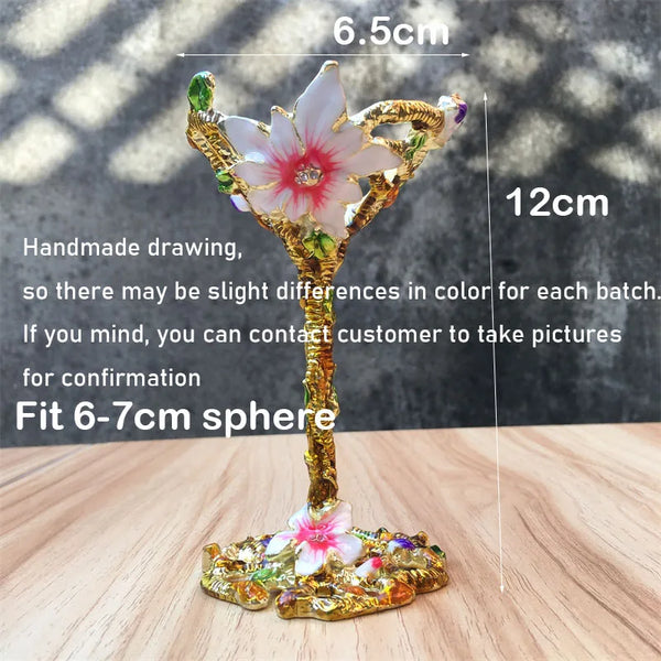 Flower Cup Crystal Ball Stand-ToShay.org