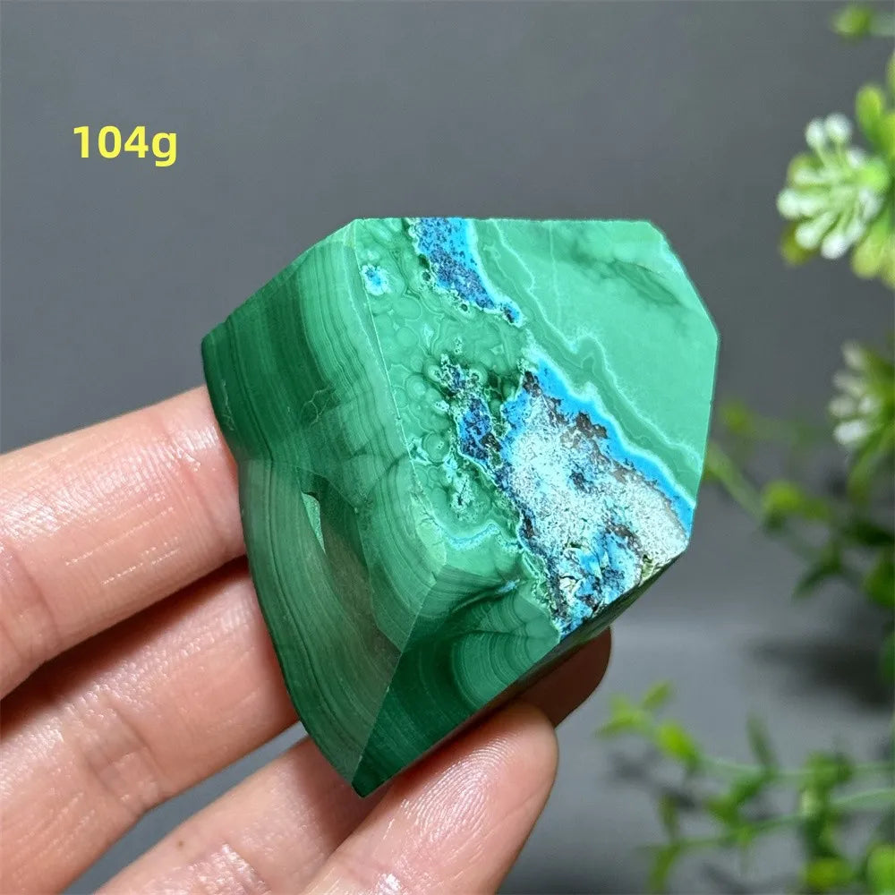 Green Peacock Rough Stone-ToShay.org