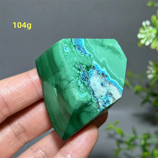 Green Peacock Rough Stone-ToShay.org