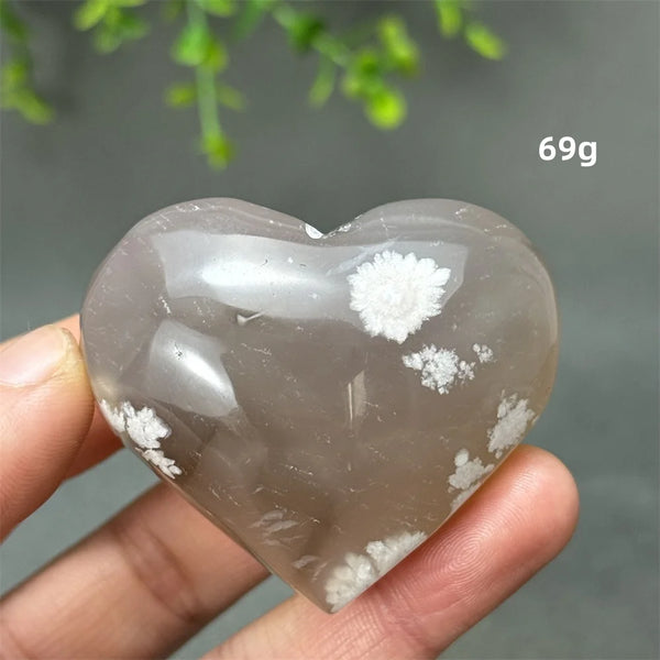 Black Cherry Agate Heart-ToShay.org