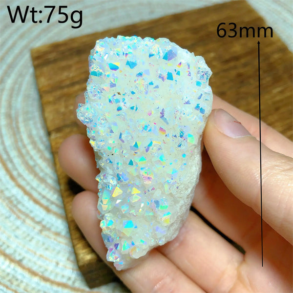 Rainbow Aura Quartz Cluster-ToShay.org