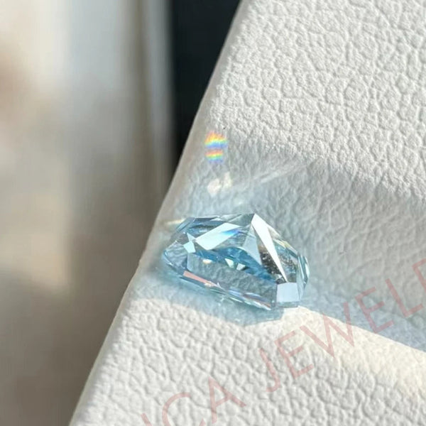 Blue Crystal Cut Diamond-ToShay.org