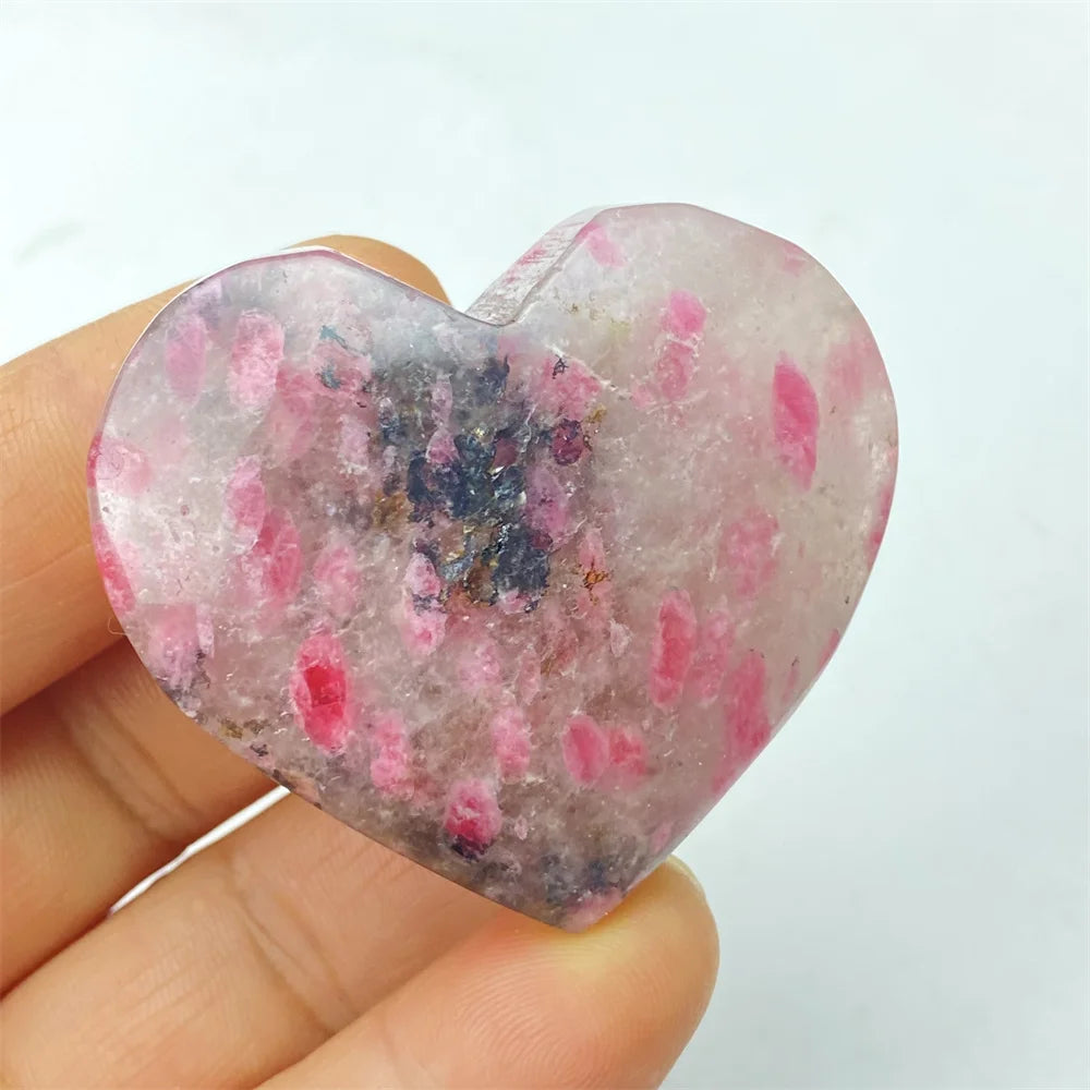 Pink Rose Stone Heart-ToShay.org