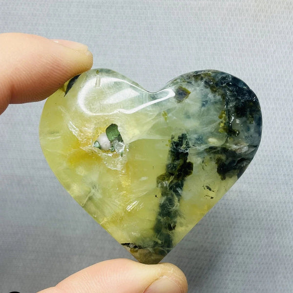 Green Grape Jade Heart-ToShay.org