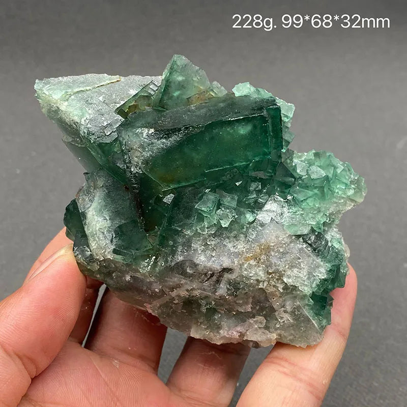 Green Fluorite Crystal-ToShay.org