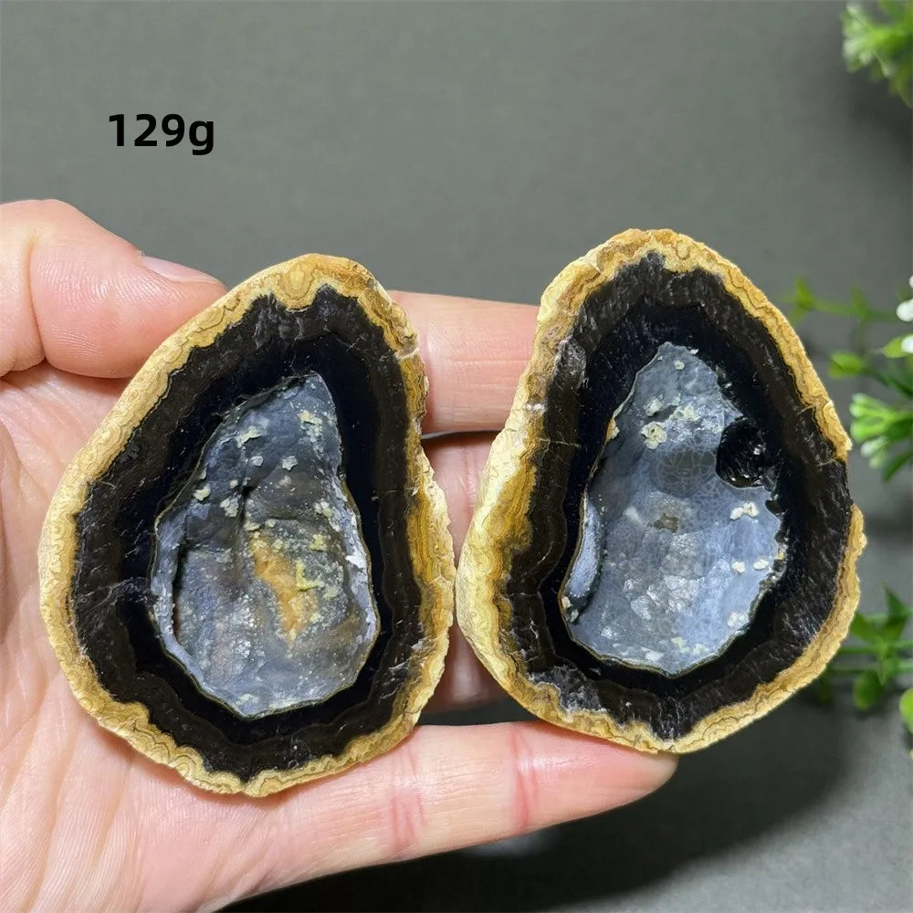 Mixed Agate Crystal Cave Egg-ToShay.org