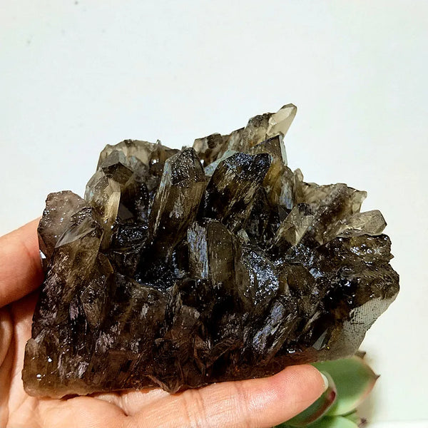 Smoky Quartz Crystal Cluster-ToShay.org