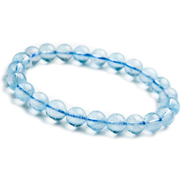 Blue Topaz Bead Bracelet-ToShay.org