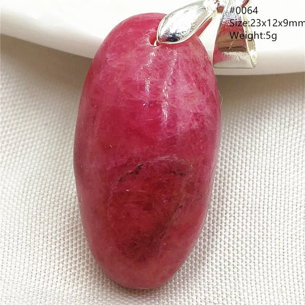 Red Rhodonite Pendant-ToShay.org
