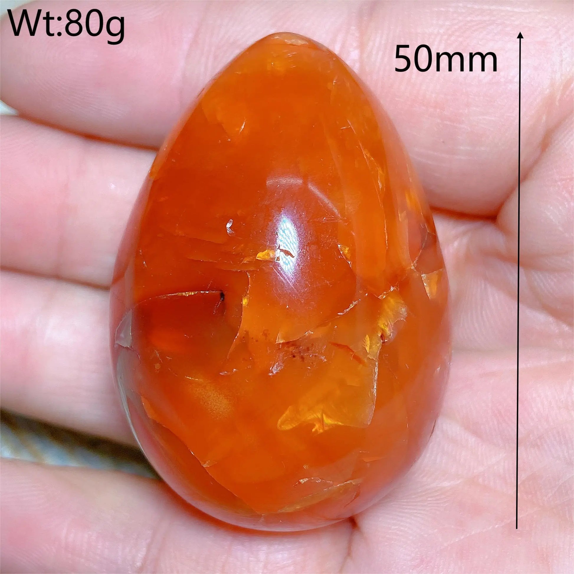 Orange Carnelian Egg-ToShay.org