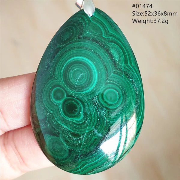 Green Malachite Pendant-ToShay.org