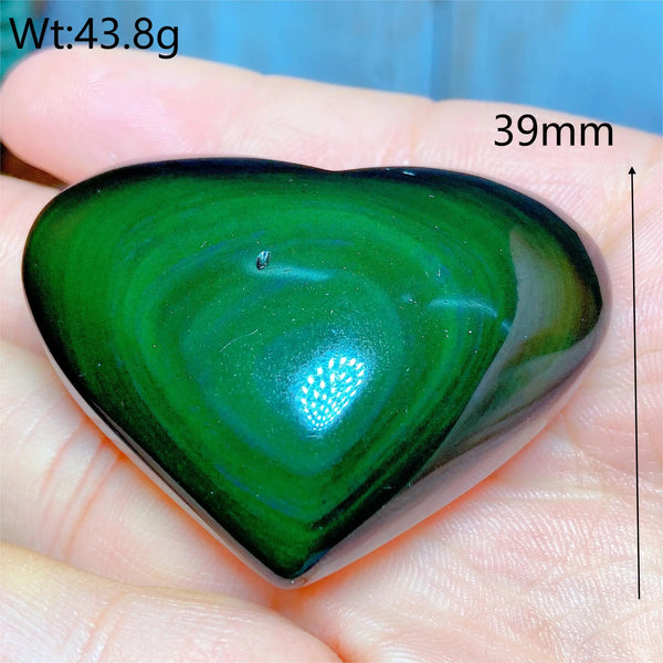 Rainbow Obsidian Heart-ToShay.org