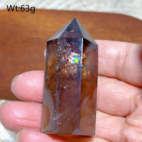 Smokey Rainbow Quartz Point-ToShay.org
