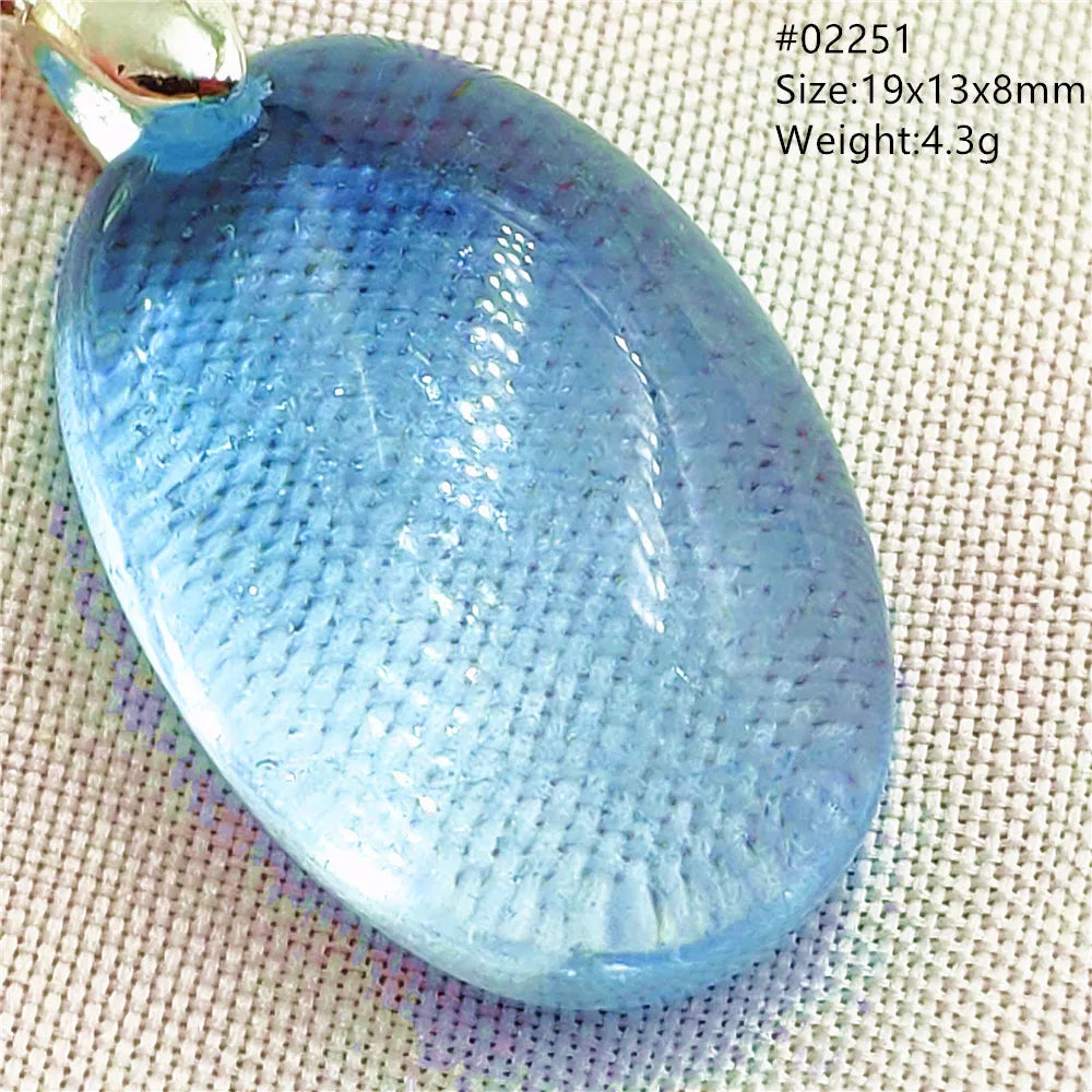Blue Topaz Crystal Pendant-ToShay.org