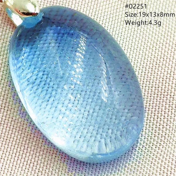 Blue Topaz Crystal Pendant-ToShay.org
