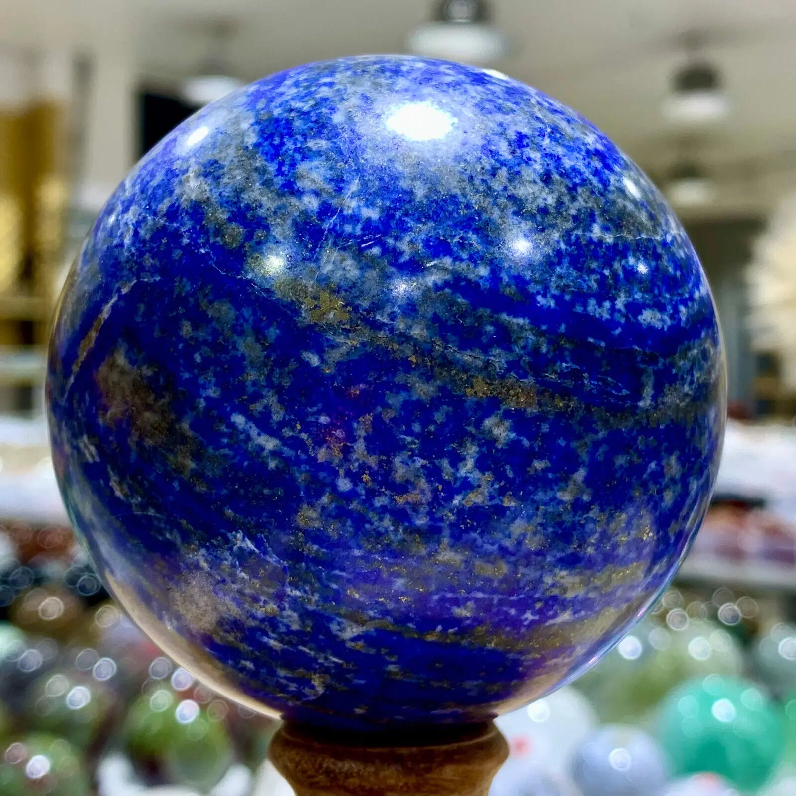 Blue Lapis Lazuli Ball-ToShay.org