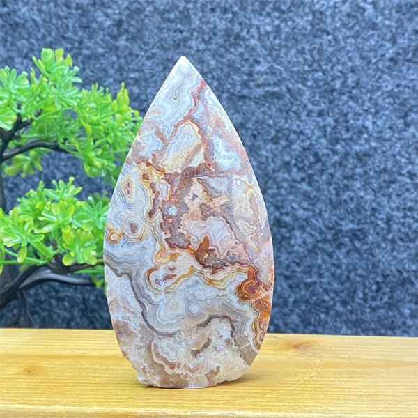 Blue Lace Agate Torch-ToShay.org
