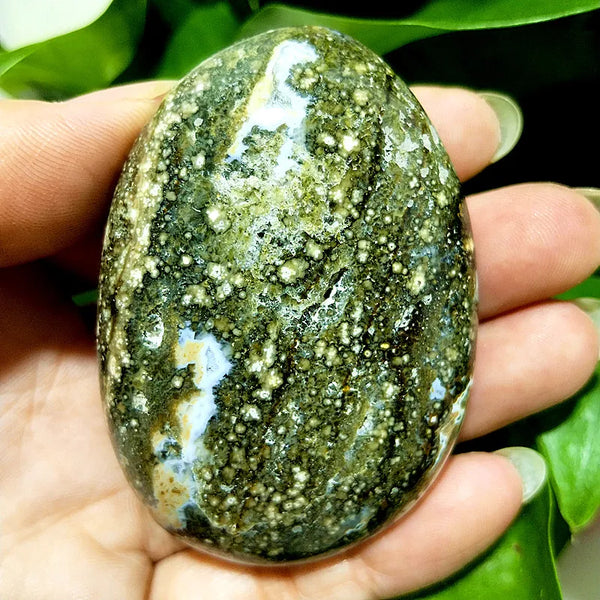 Ocean Jasper Palm Stone-ToShay.org