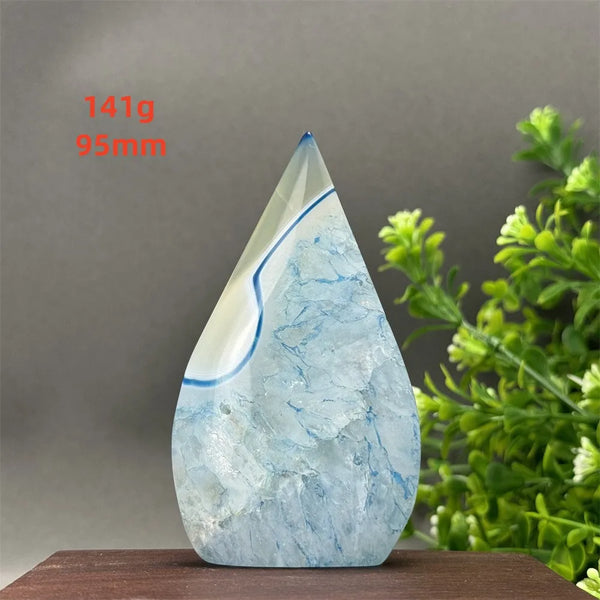 Blue Agate Torch-ToShay.org