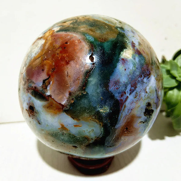 Mixed Ocean Jasper Ball-ToShay.org
