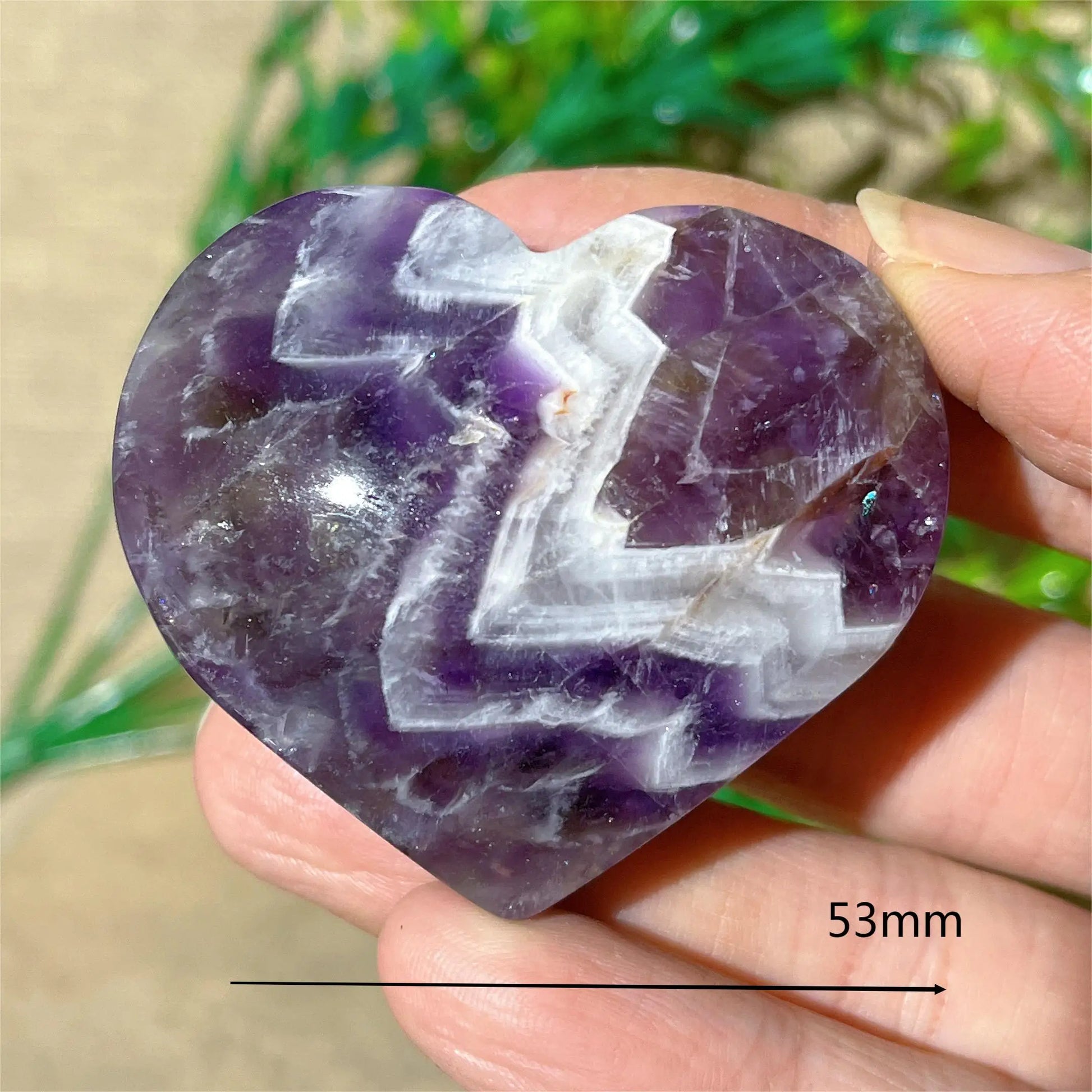 Purple Dream Amethyst Heart-ToShay.org