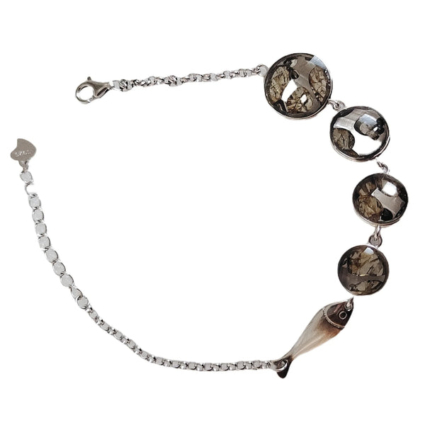 Olive Meteorite Bracelet-ToShay.org
