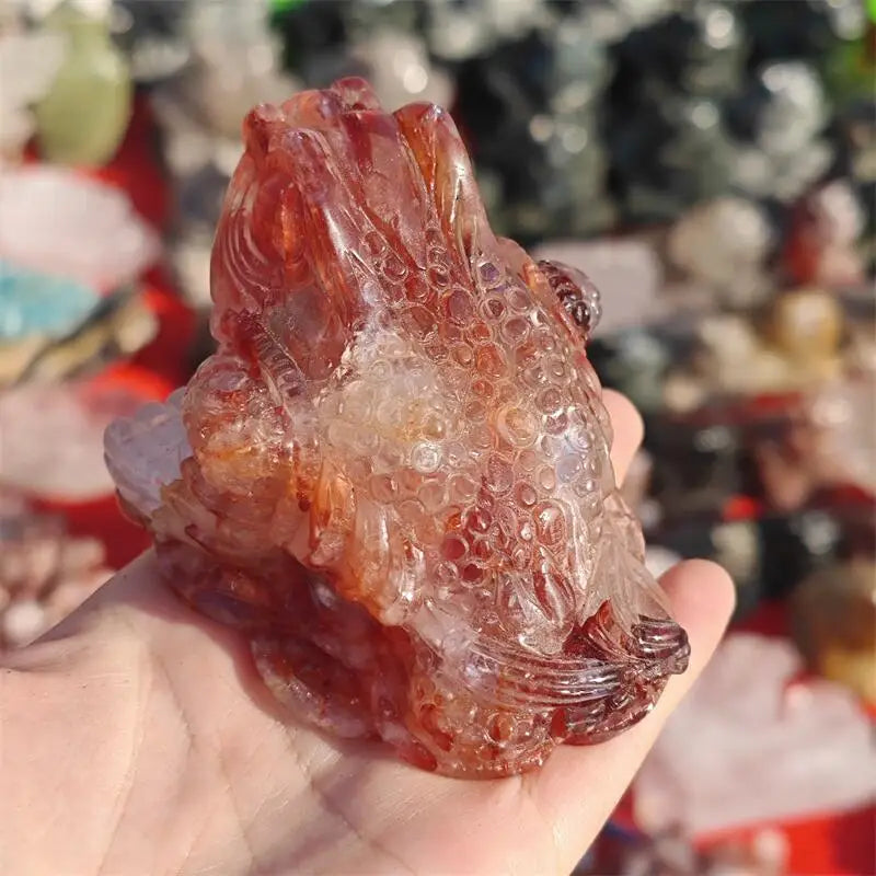 Red Fire Quartz Toad-ToShay.org