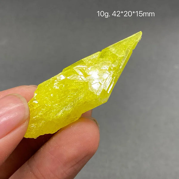 Yellow Sulfur Mineral Crystal-ToShay.org