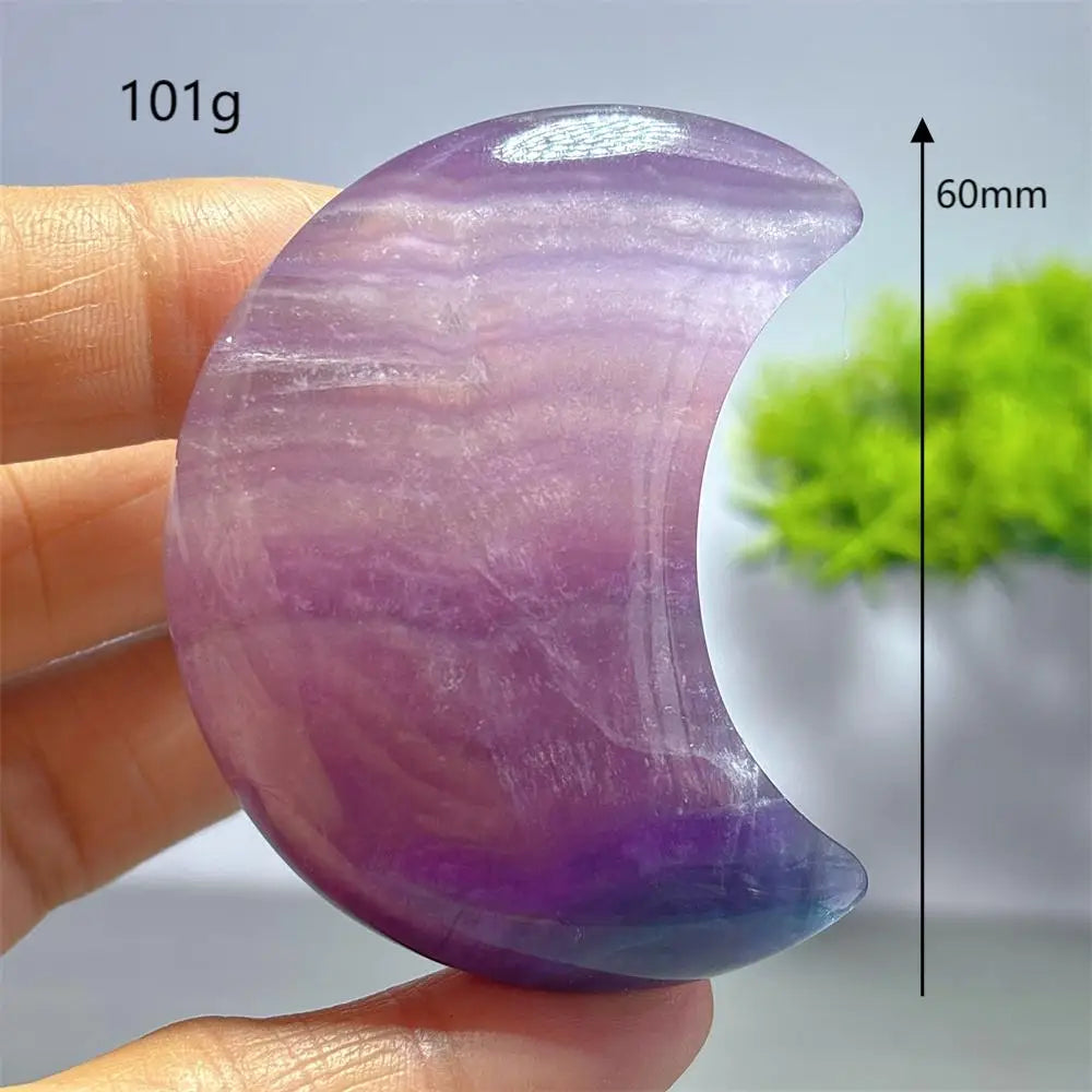 Rainbow Fluorite Moon-ToShay.org