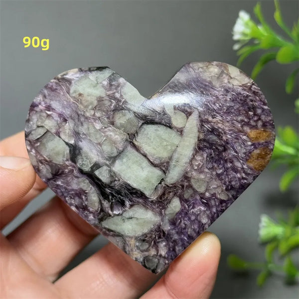 Purple Noble Crystal Heart-ToShay.org