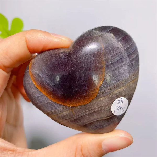 Rainbow Fluorite Hearts-ToShay.org