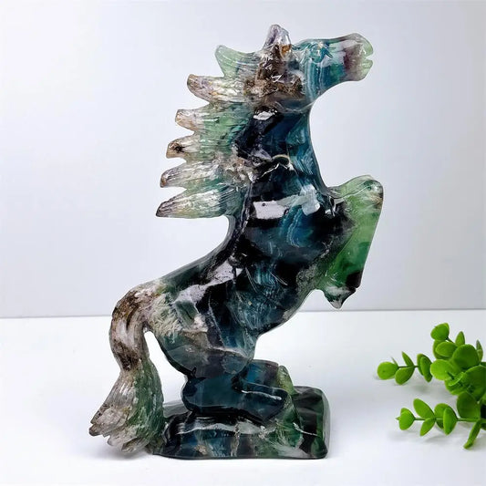 Green Fluorite Horse-ToShay.org