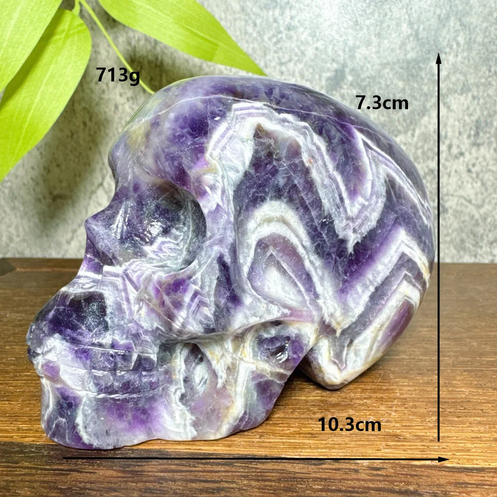 Purple Dream Amethyst Skull-ToShay.org