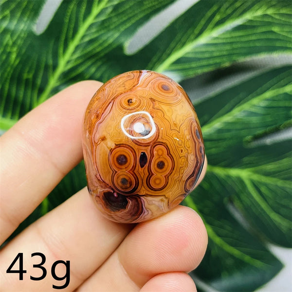 Red Agate Palm Stones-ToShay.org