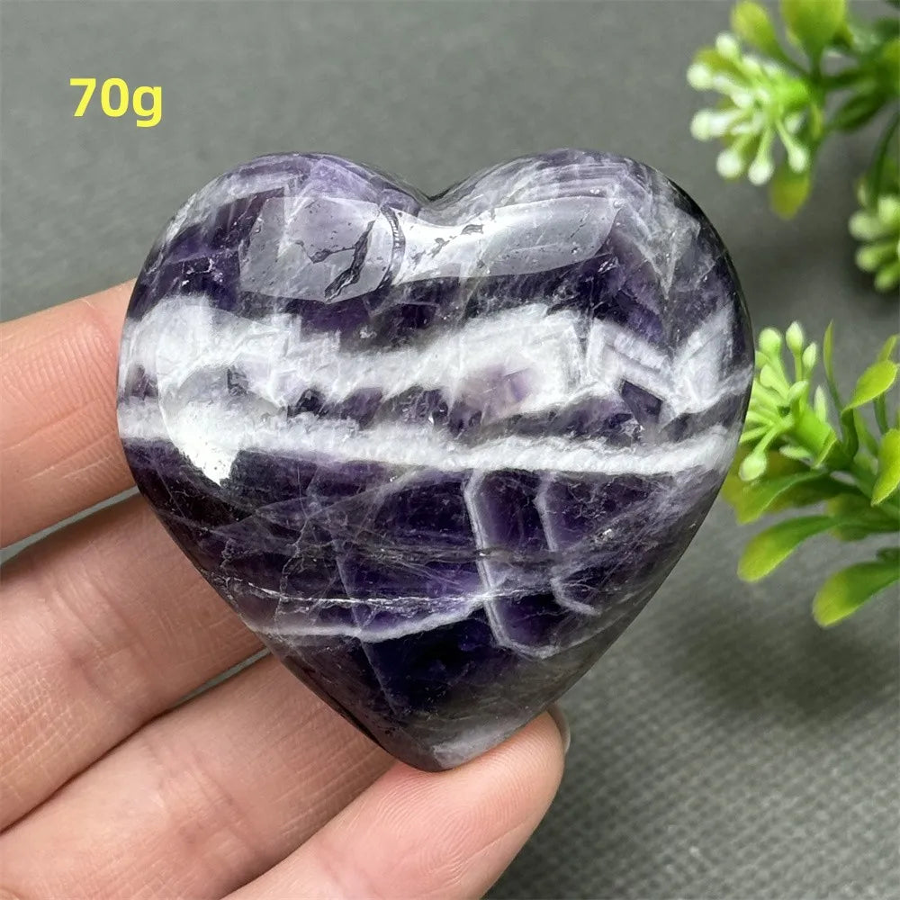 Purple Dream Amethyst Hearts-ToShay.org