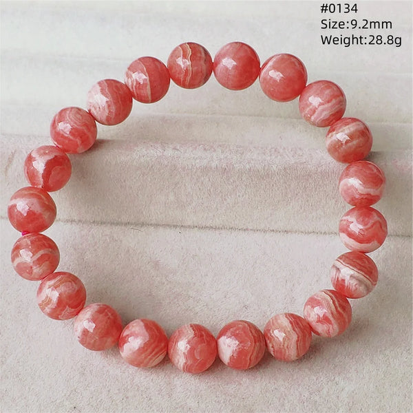 Red Rhodochrosite Bracelet-ToShay.org