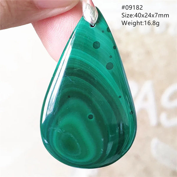 Green Malachite Pendant-ToShay.org