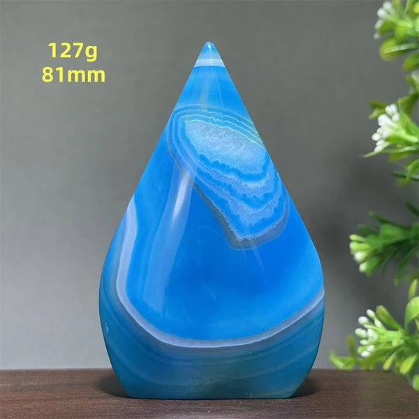 Blue Agate Torch-ToShay.org