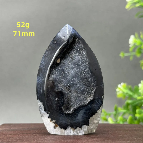 Black Onyx Geode Torch-ToShay.org