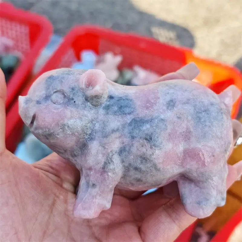 Pink Quartz Pig-ToShay.org