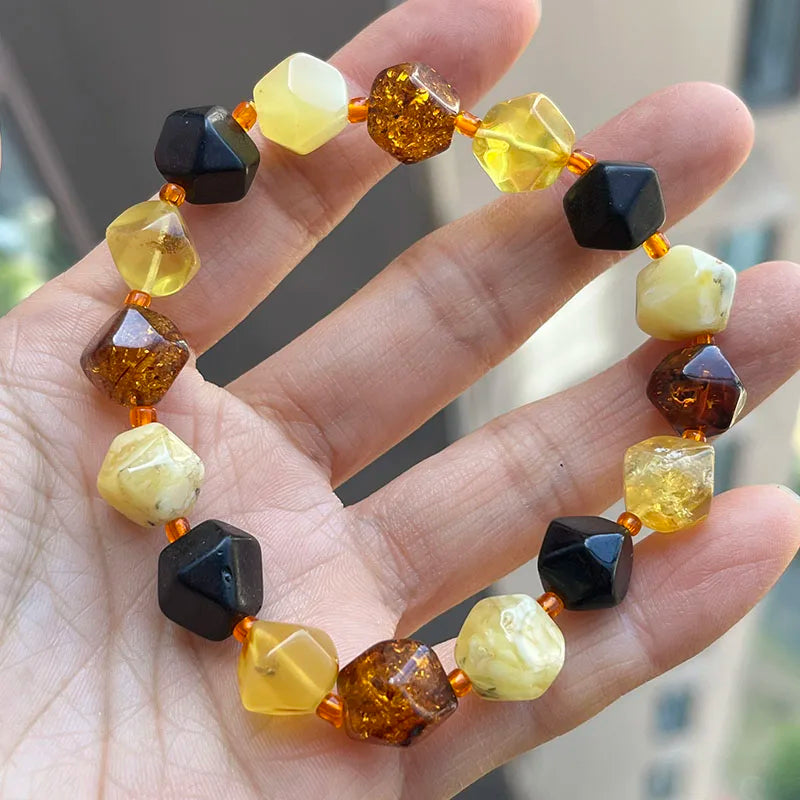 Yellow Amber Bracelet-ToShay.org