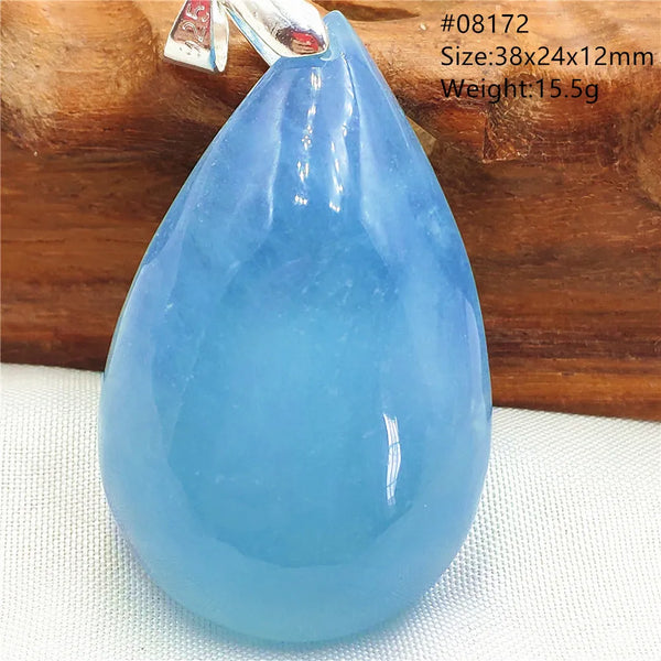 Blue Aquamarine Pendant-ToShay.org