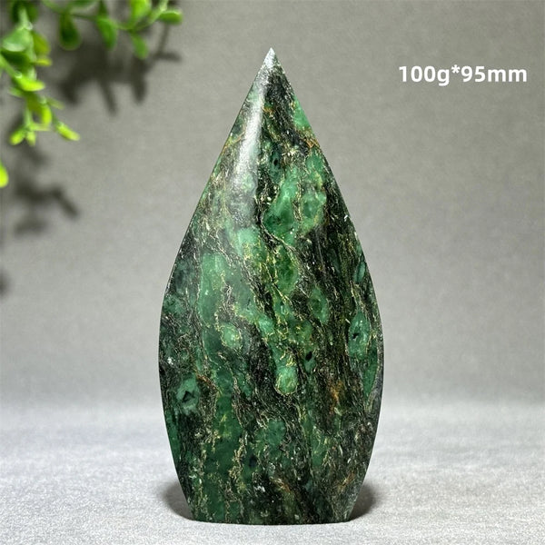 Green Emerald Agate Torch-ToShay.org