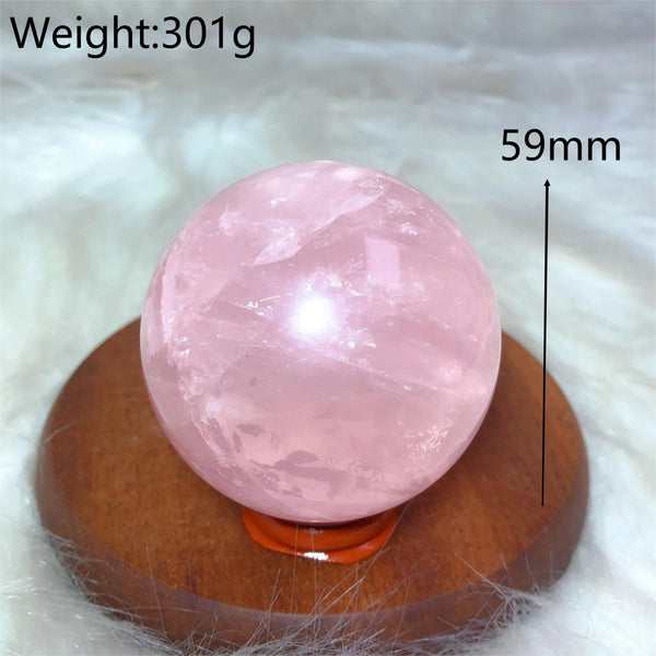 Pink Rose Quartz Ball-ToShay.org