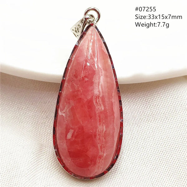 Red Rhodochrosite Pendant-ToShay.org