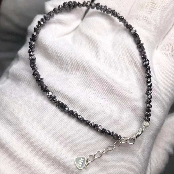 Black Diamond Bead Bracelet-ToShay.org
