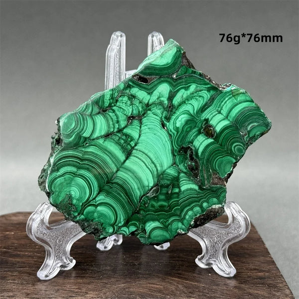 Green Malachite Raw Slice-ToShay.org